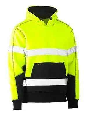 Bisley Workwear Taped Hi Vis Fleece Hoodie Pullover BK6619T Metro Workwear.
